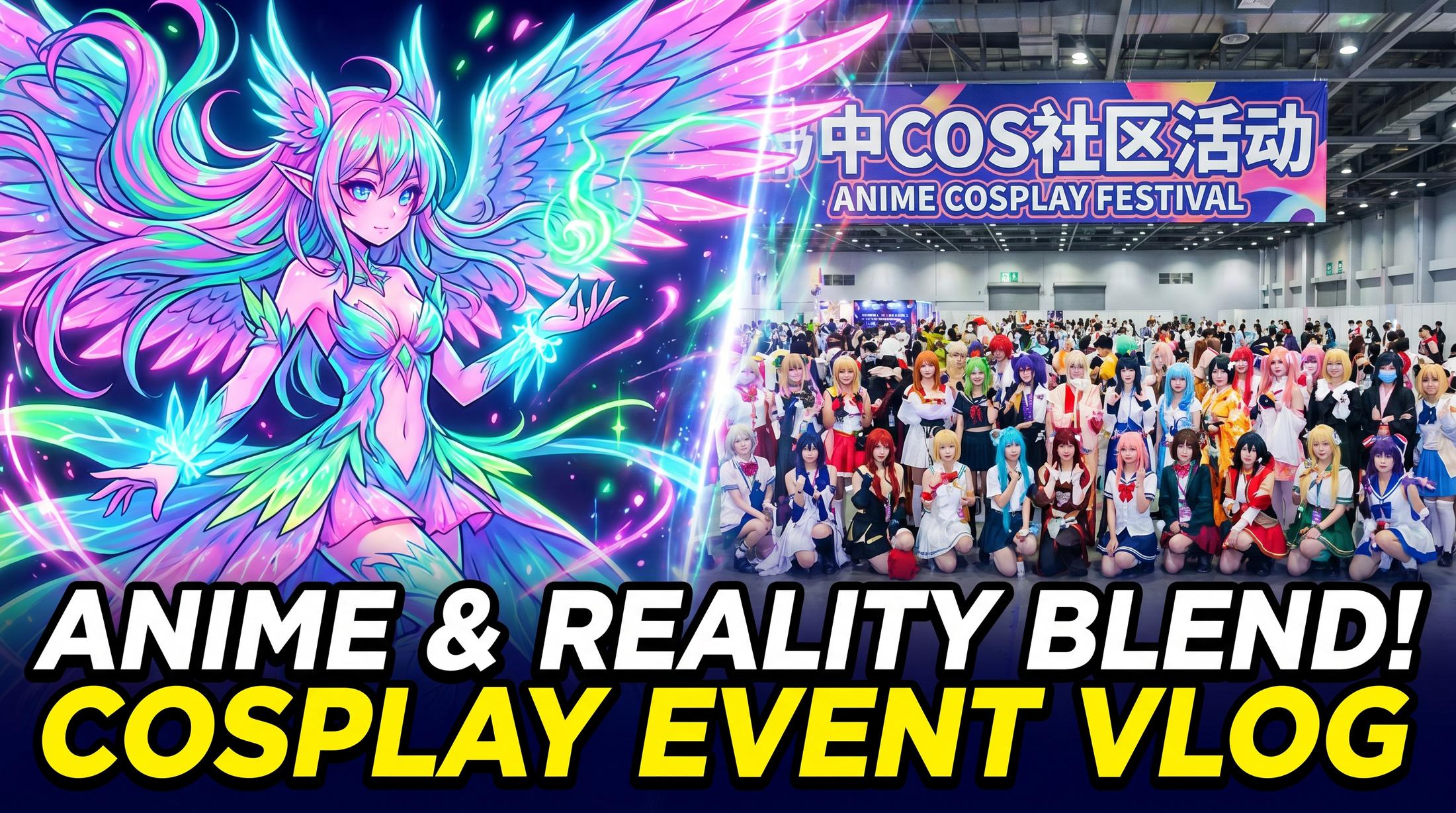 糖心vlog,二次元：漫展Cosplay活动合影